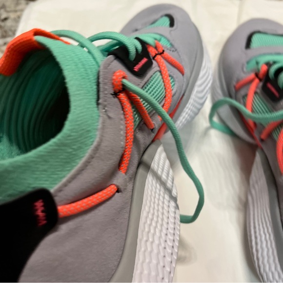 Under Armour Curry Flow Cozy Grey Green Basketball Shoes - Picture 4 of 7